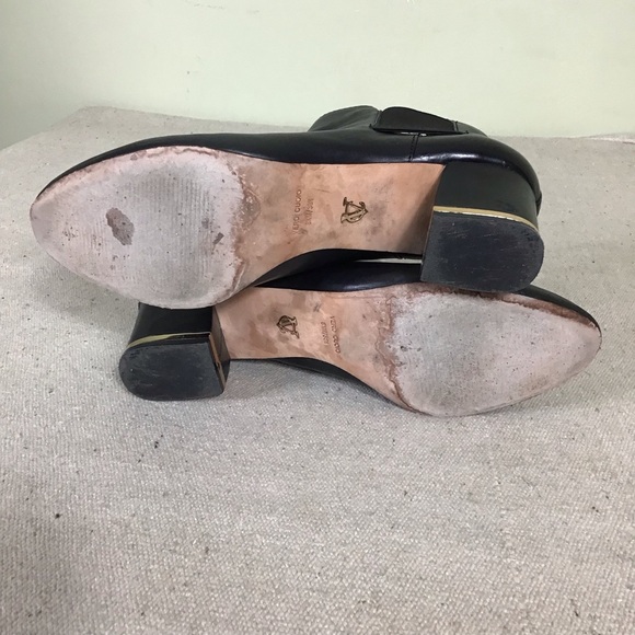 Vero Cuoio Signature black leather ankle bootie Women’s Size 8.5 - Picture 8 of 10